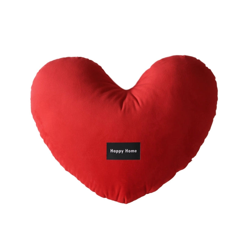 Elegant Lady Romantic Heart Shape PP Cotton Polyester Throw Pillow Couch & Sofa Decor