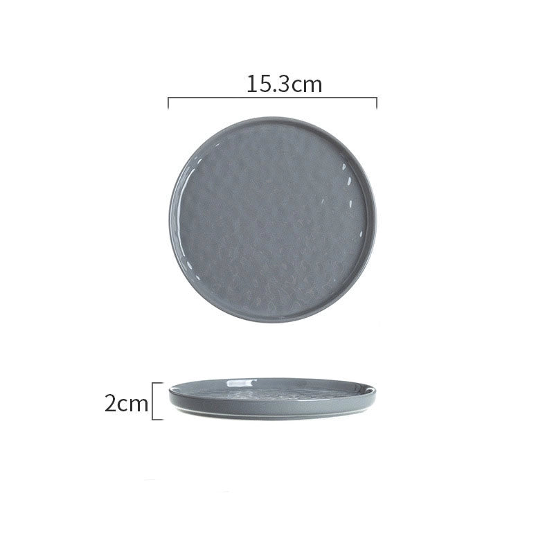 Ceramic Bowl Dish Tableware Household Plate Fish Plate Dish Soup Bowl Rice Bowl Simple Light Luxury Noodle Bowl