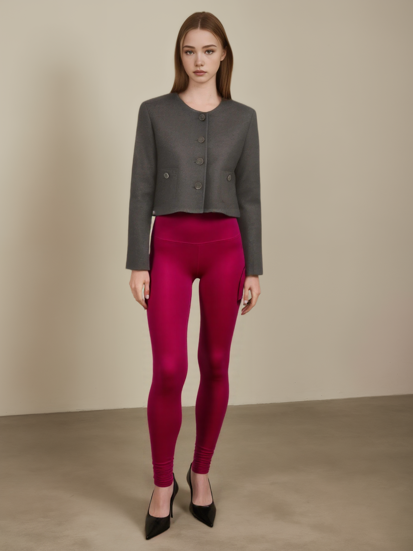 Long Sleeve Crop Pant