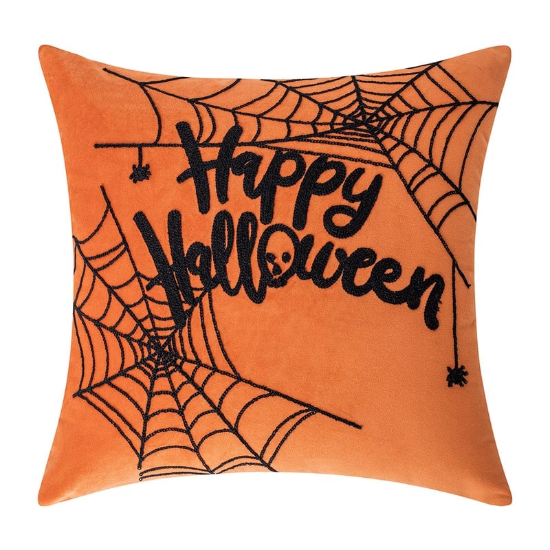 Halloween Minimalist Classic Style Letter Polyester Pillow Cases Couch & Sofa Decor