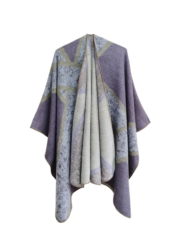 Women's Streetwear Geometric Acrylic Shawl