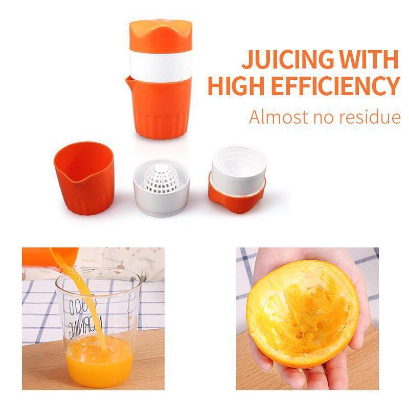 100% Fresh DIY Manual Portable Citrus Juicer