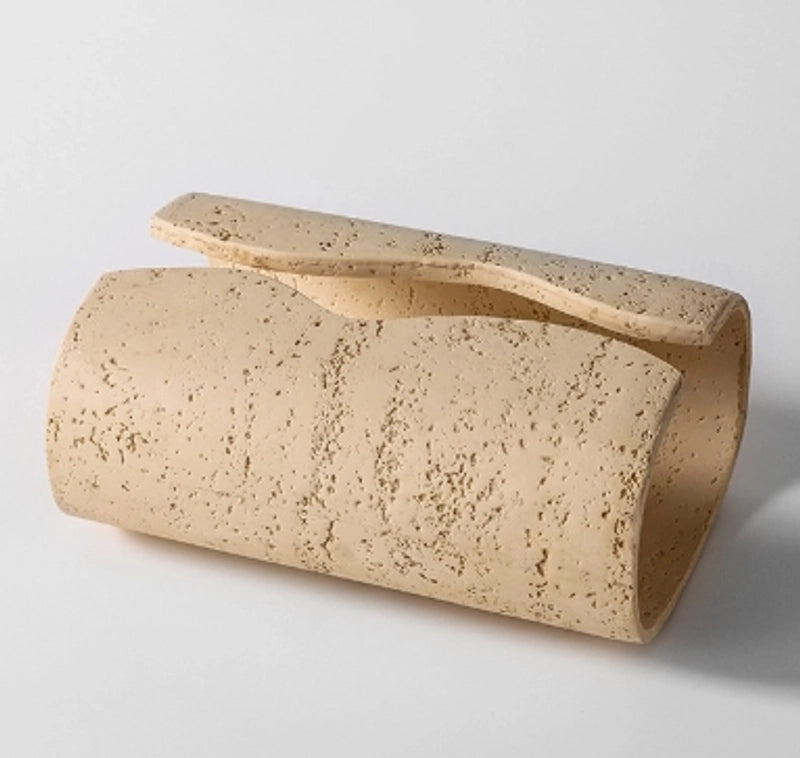 Casual Elegant Luxurious Solid Color Resin Tissue Box