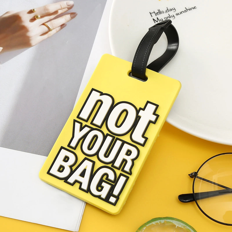 PVC Letter Luggage Tag