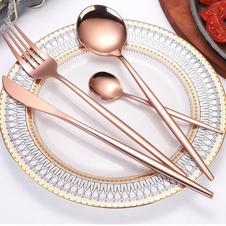 Art Of Food® 4-piece Stainless Steel Cutlery Set. Paris