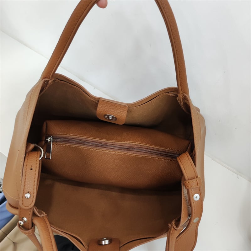 Women Leather Bag with Shoulder Strap. Handbags & Crossbody bags Matching Purse