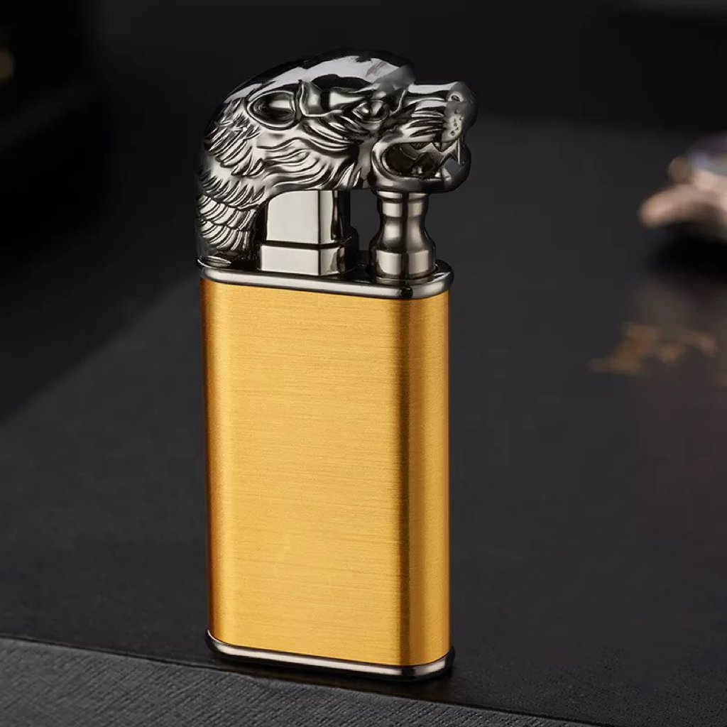 🔥  49% OFF🔥Double fire switch direct punch metal lighter