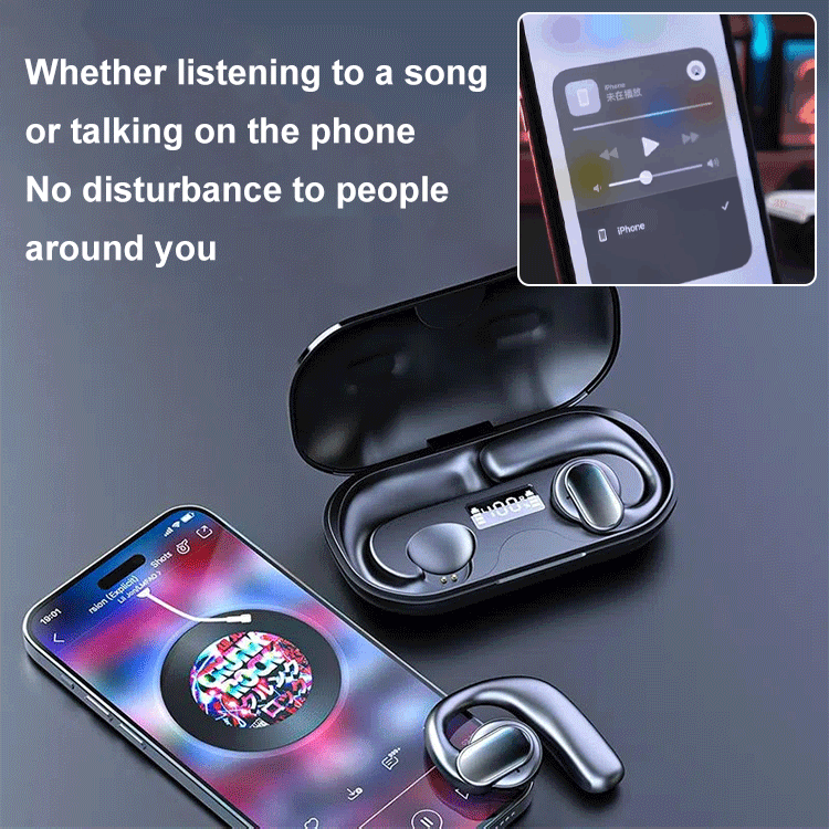 🔥  SALE 49% OFF🔥TWS wireless bone conduction digital Bluetooth earbuds