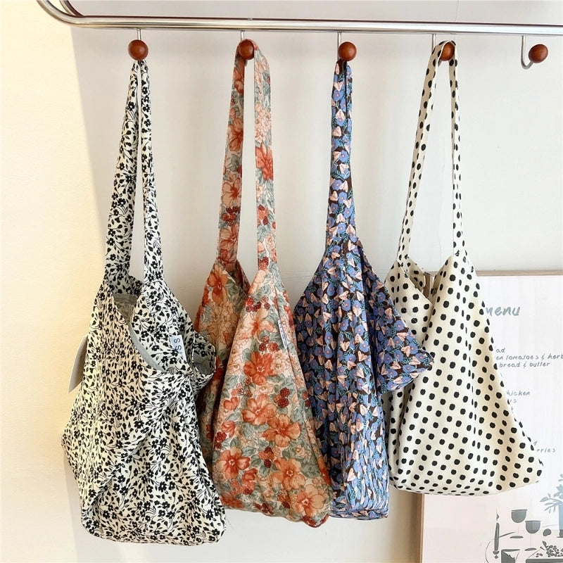 Women's Medium Polyester Flower Leopard Sexy Pillow Shape Open Underarm Bag