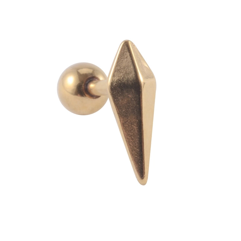 1 Piece Ear Cartilage Rings & Studs Casual Elegant Vacation Star Moon 304 Stainless Steel Plating 18K Gold Plated Lip Rings Ear Cartilage Rings & Studs