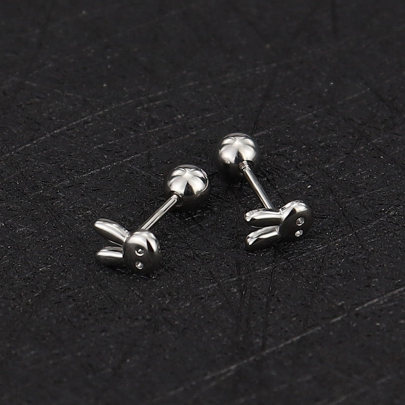 1 Piece Minimalist Commute Geometric Plating Titanium Steel Cartilage Earrings