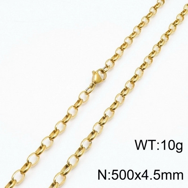 Fashion Geometric Titanium Steel 18K Gold Plated Bracelets In Bulk