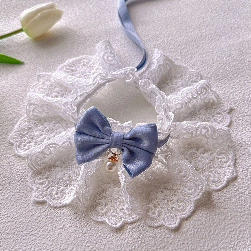 Cat Clothes Summer Thin Cloth Doll Cat Baby Cat Milk Cat Kitten Skirt Princess Dress Cat Cat Summer Collar Scarf