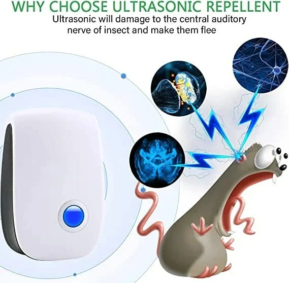 🔥2023 Upgrated Pest Control Ultrasonic Repellent