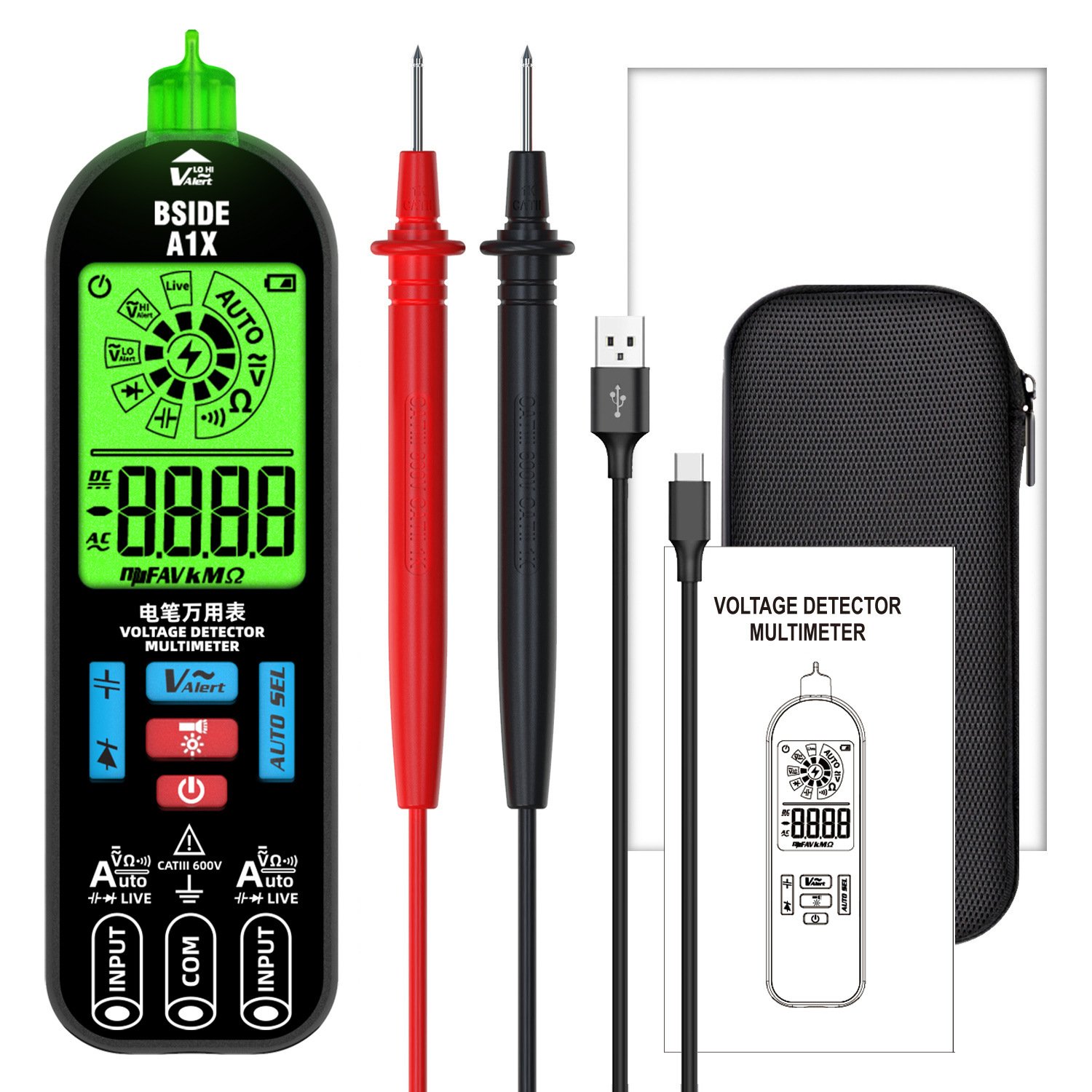 🔥Last Day Promotion 50% OFF - BSIDE A1X Digital Multimeter