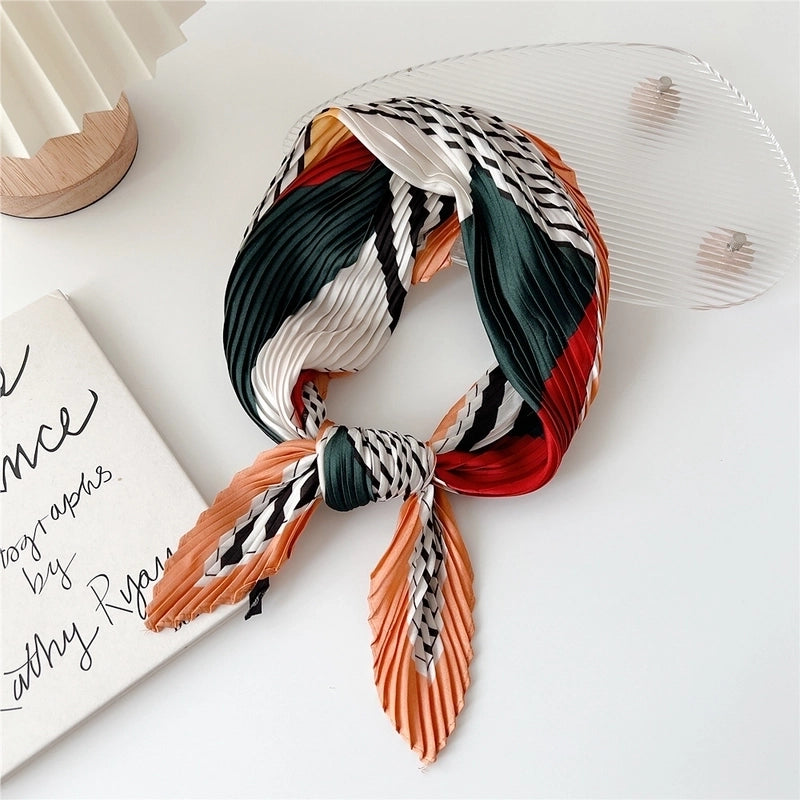 Women's Elegant Printing Polyester Printing Silk Scarf