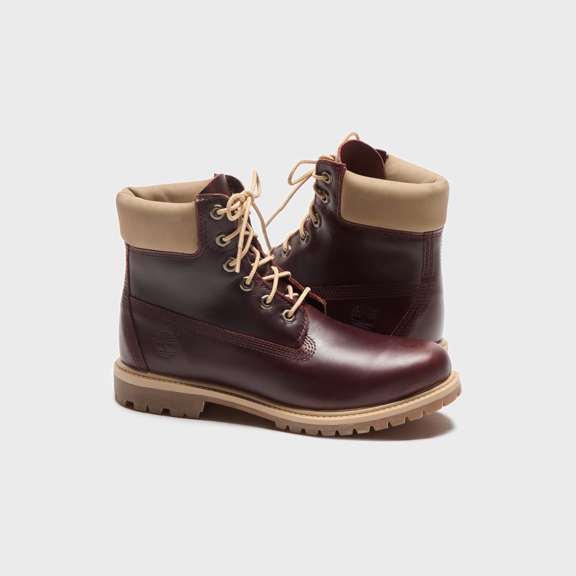 Timberland Premium 6-Inch Lace Up Boot - Burgundy