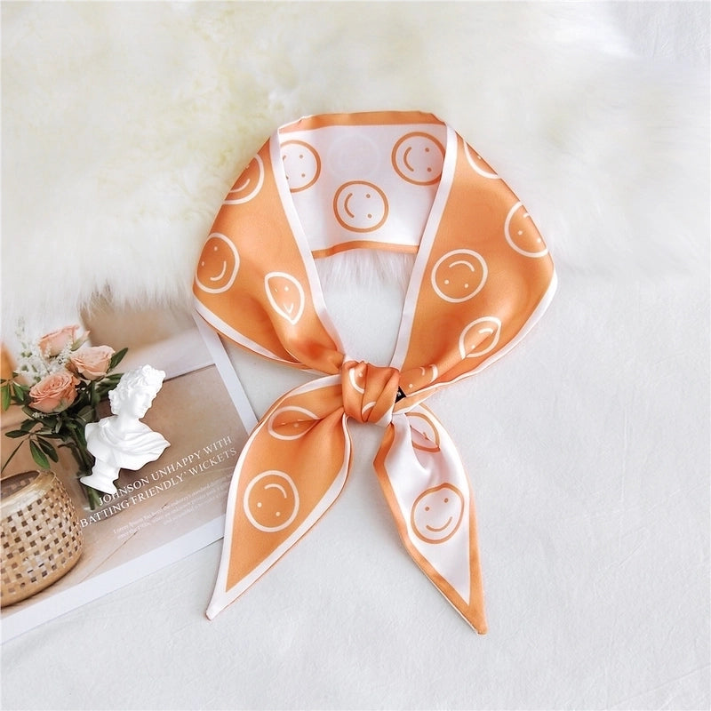 Double-sided Sharp-angled Silk Scarf