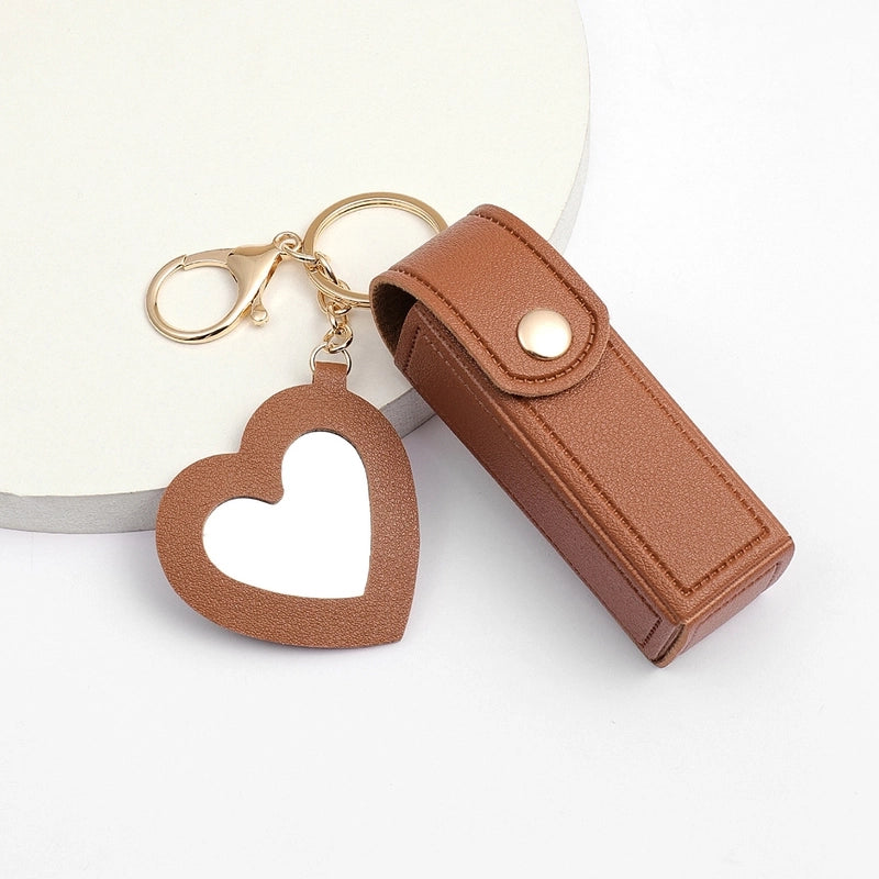 Black Army Green White Pu Leather Heart Shape Solid Color Evening Bags