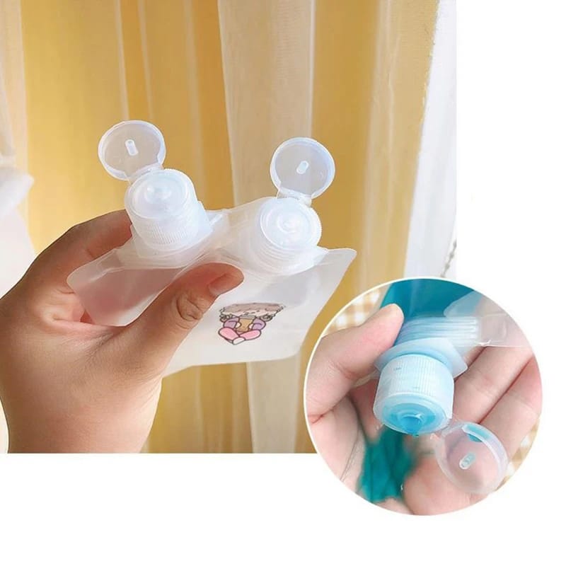 Portable Travel Refillable Multipurpose Liquid Fluid Pouch