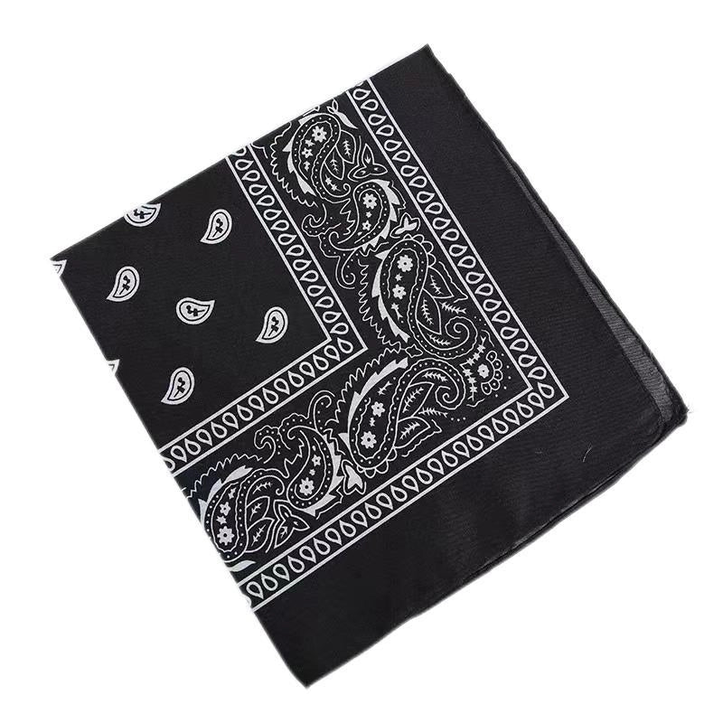 Supply Spot Batch Of Polyester 21g Cashew Flower Scarf Paisley Hip-hop Hip-hop Outdoor Polyester