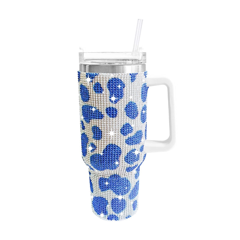 Retro Solid Color Leopard 201 Stainless Steel 304 Stainless Steel Water Bottles 1 Piece