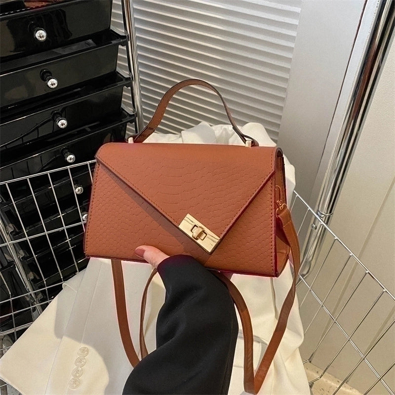 Women's Small Autumn Pu Leather Vintage Style Handbag