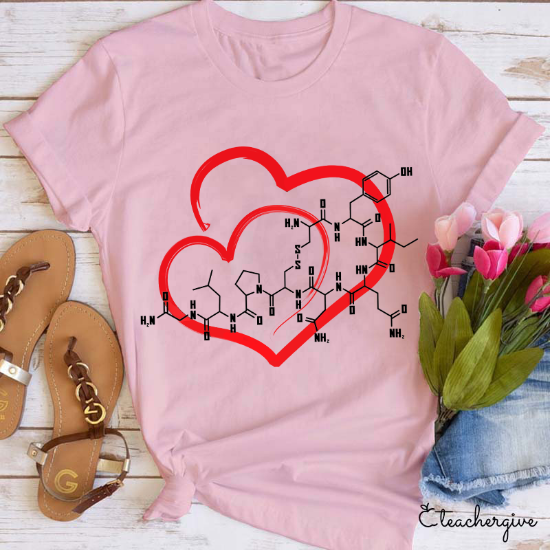 Oxytocin Molecule Love Science Teacher T-Shirt