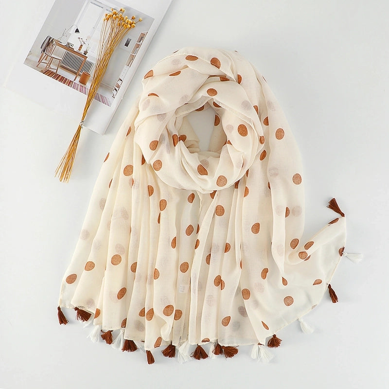 Unisex Vacation Sweet Geometric Polyester Scarf