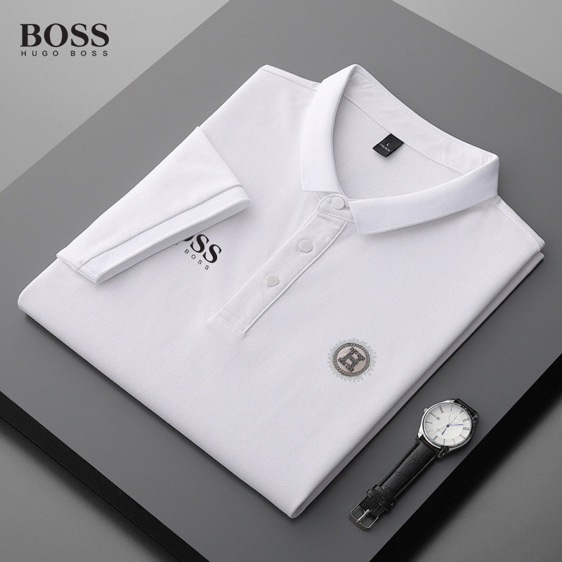 BOSS High Quality Half Short Sleeve Polo Shirt for Men