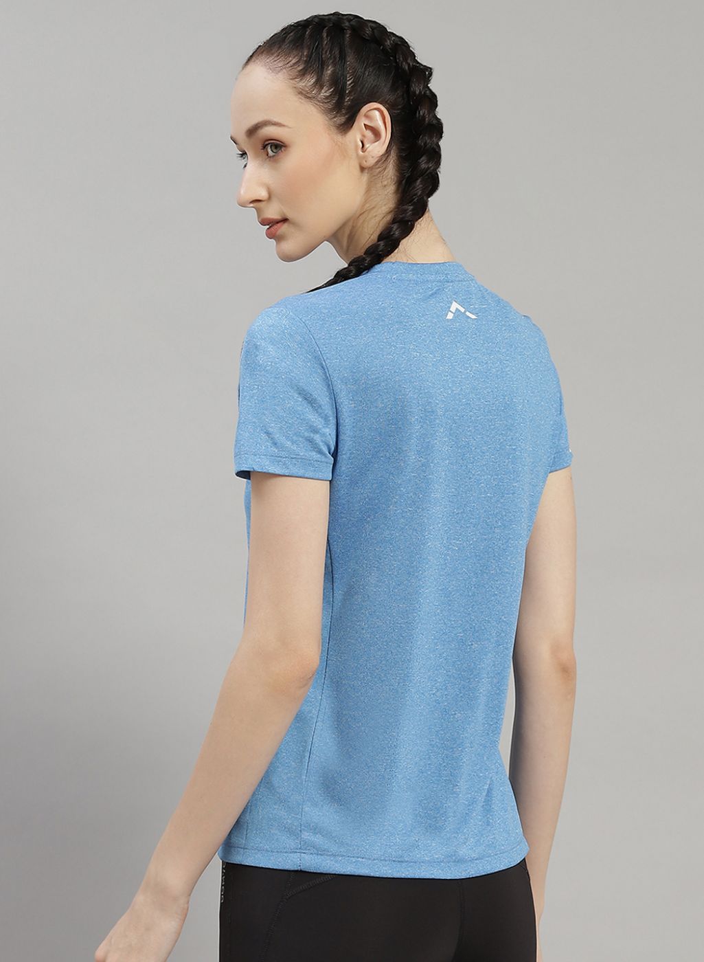 Women Blue Solid Top