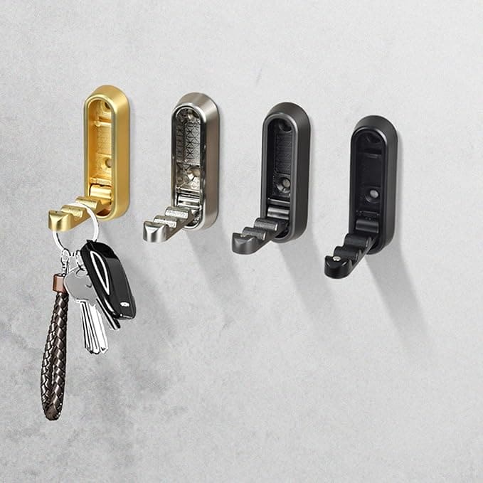 HEAVY DUTY FOLDING WALL HOOK SET OF 2 PCS
