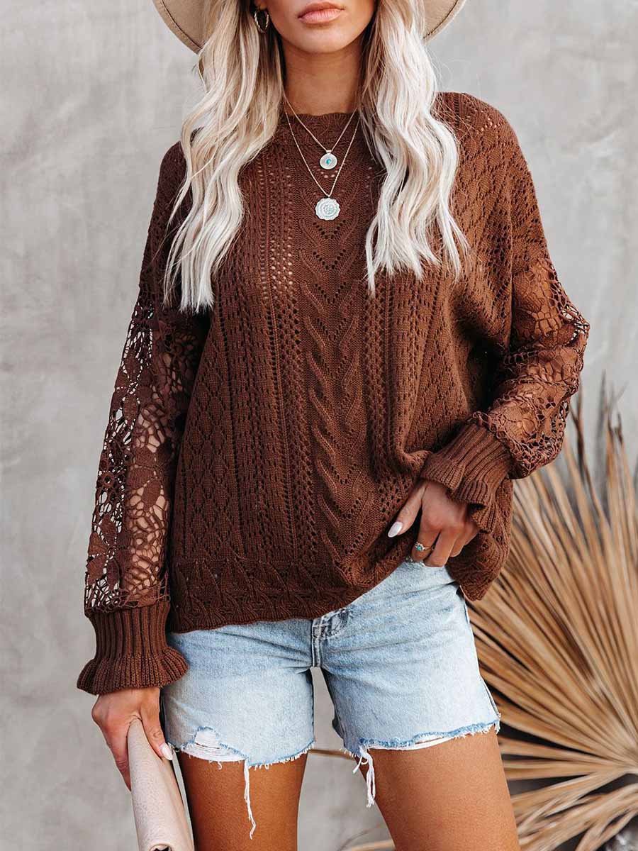 Lace Hollow Sweater