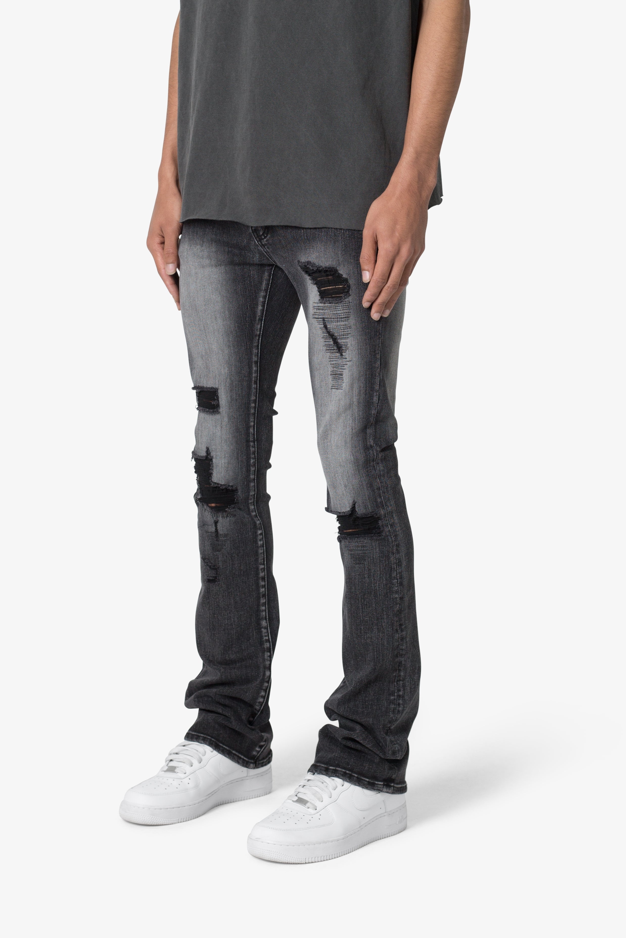 X635 Skinny Stacked Denim - Black