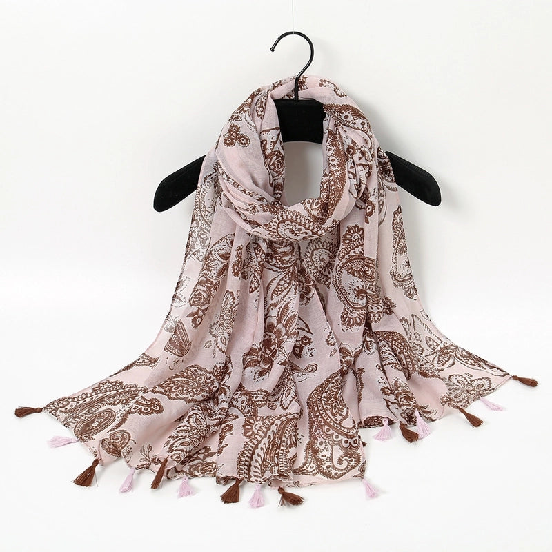 Unisex Vacation Sweet Geometric Polyester Scarf