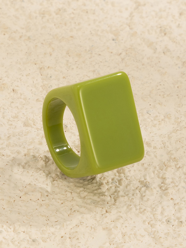 Stylish Resin 8 Colors Geometric Ring