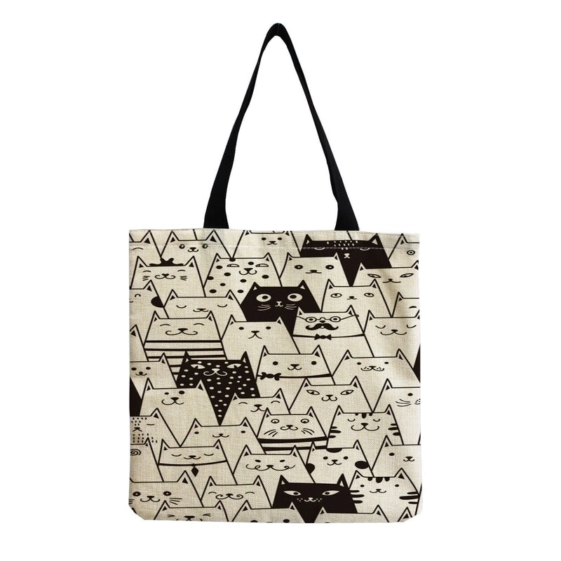 Women's Fashion Cat Shopping Bags