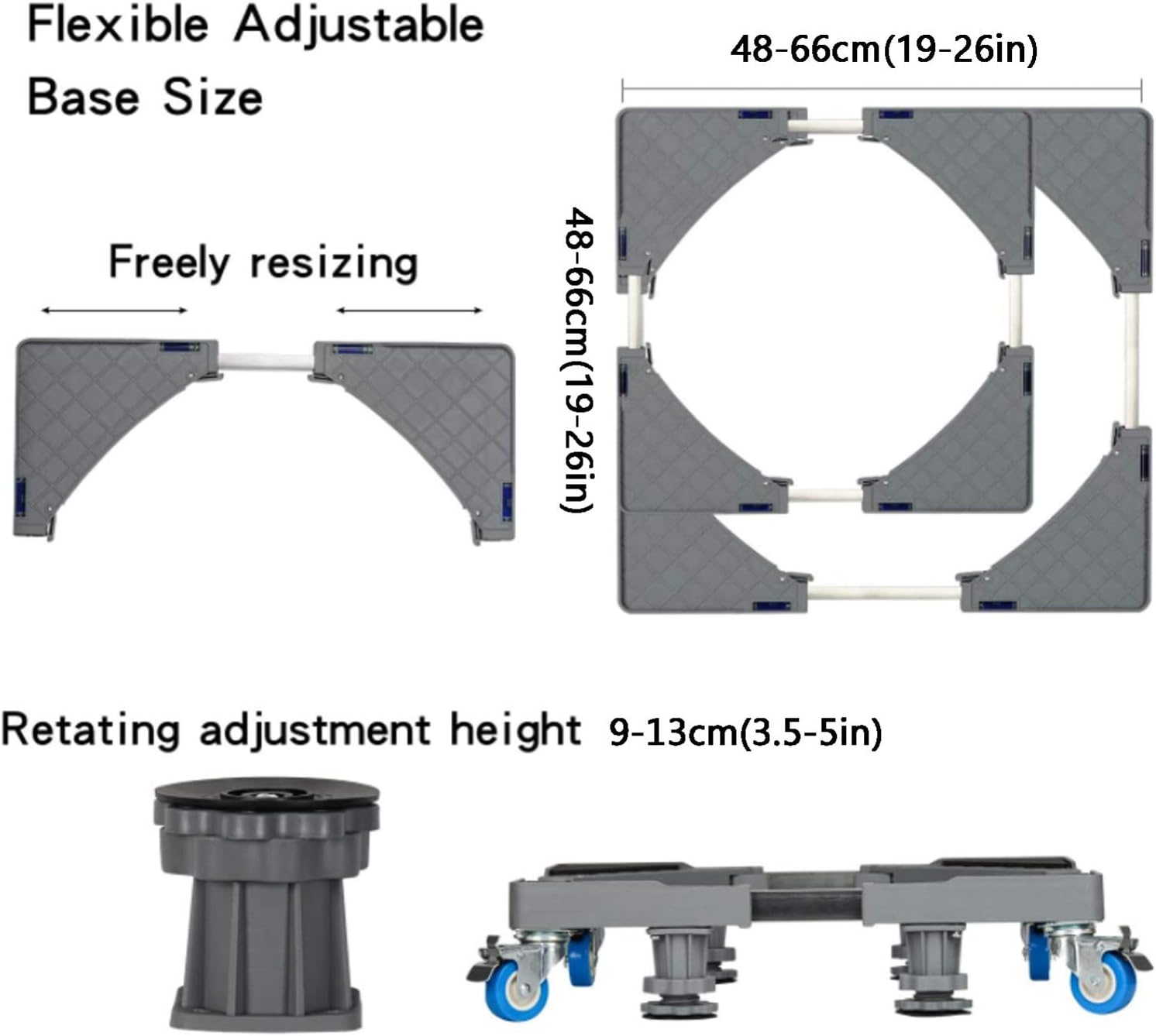 Multi Function Roller Stand. Adjustable   Refrigerator Stand