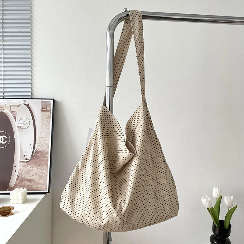 Niche Canvas Bag For Women 2024 New Summer Design Sense High Quality Artistic Floral Canvas Bag