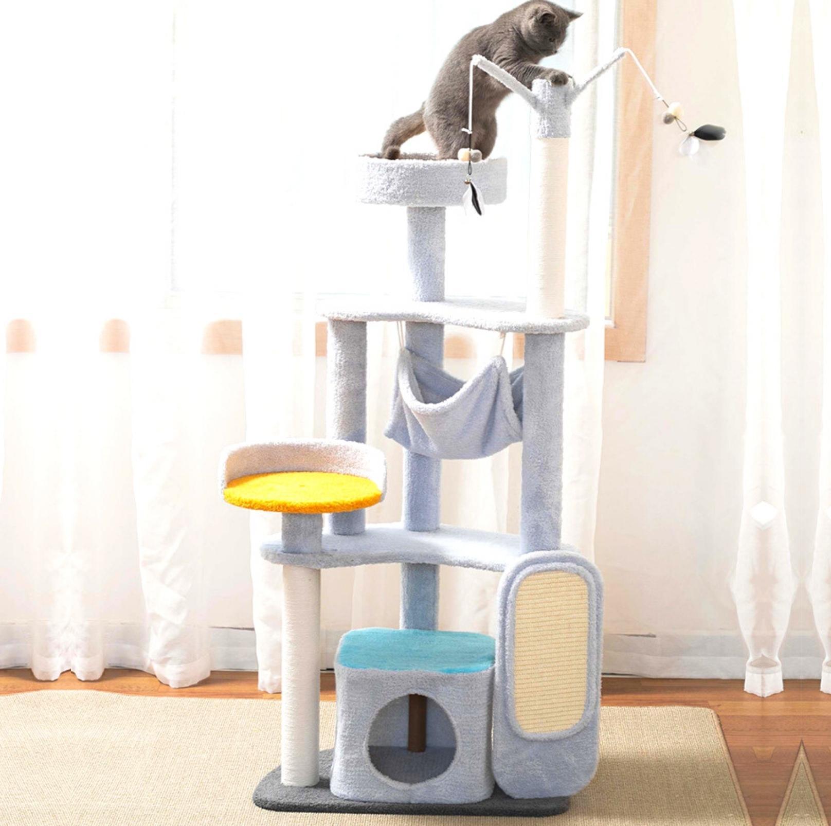 Laputo Palace Multi-functional Cat Tree | Scratching Posts & Lounging Areas