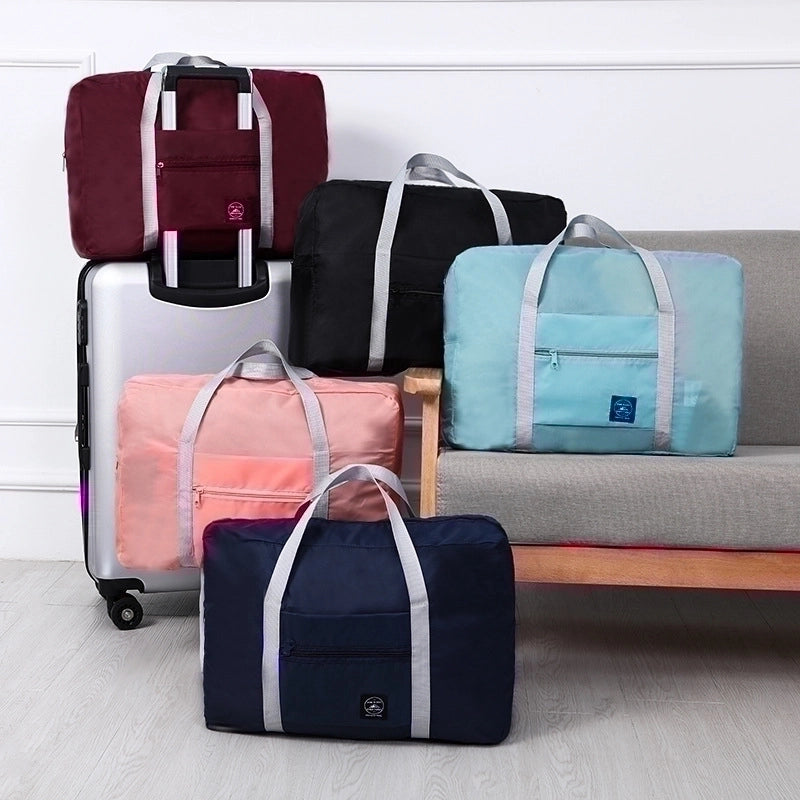 Casual Solid Color Polyester Travel Bags