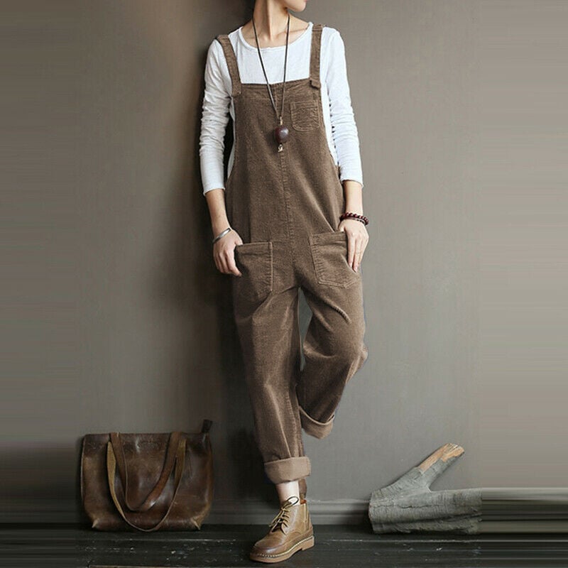 NEW | Wide Leg Corduroy Overalls