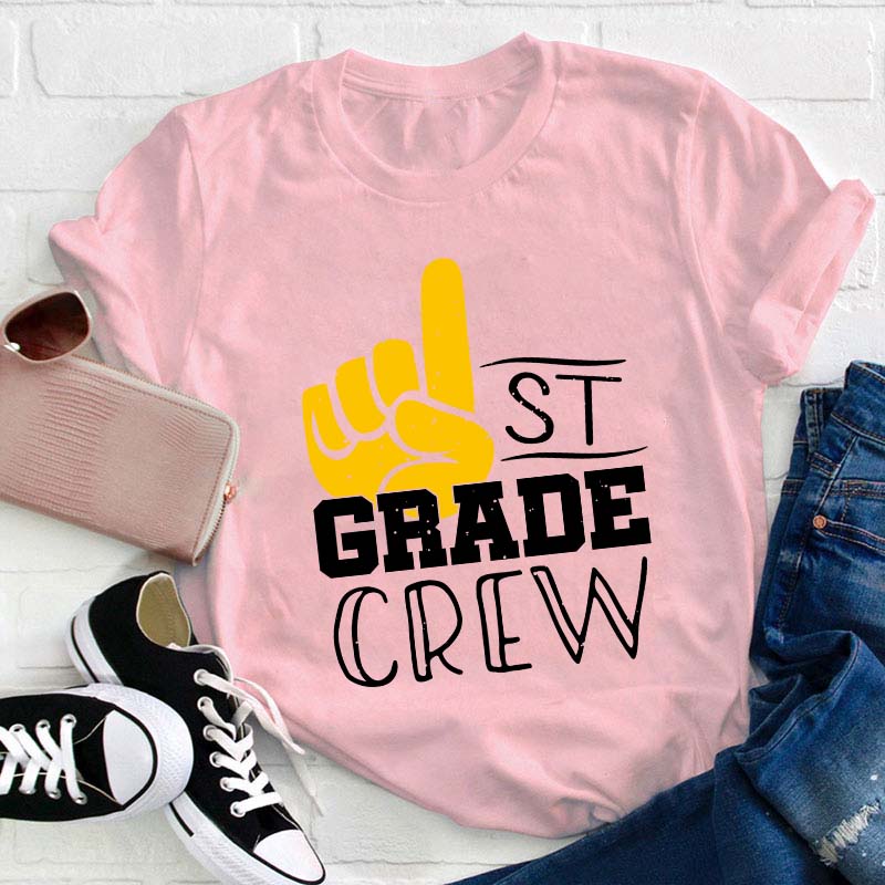 Personalized Grade Gesticulation Teacher T-Shirt