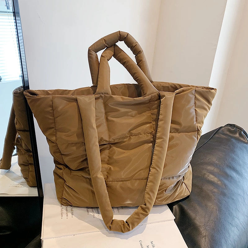 Women's All Seasons Oxford Cloth Solid Color Elegant Vacation Streetwear Sewing Thread Square Zipper Shoulder Bag