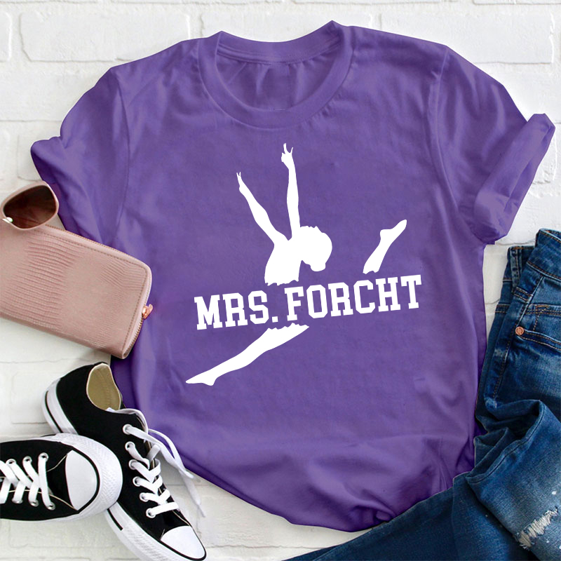 Personalized Name Dancer Teacher T-Shirt