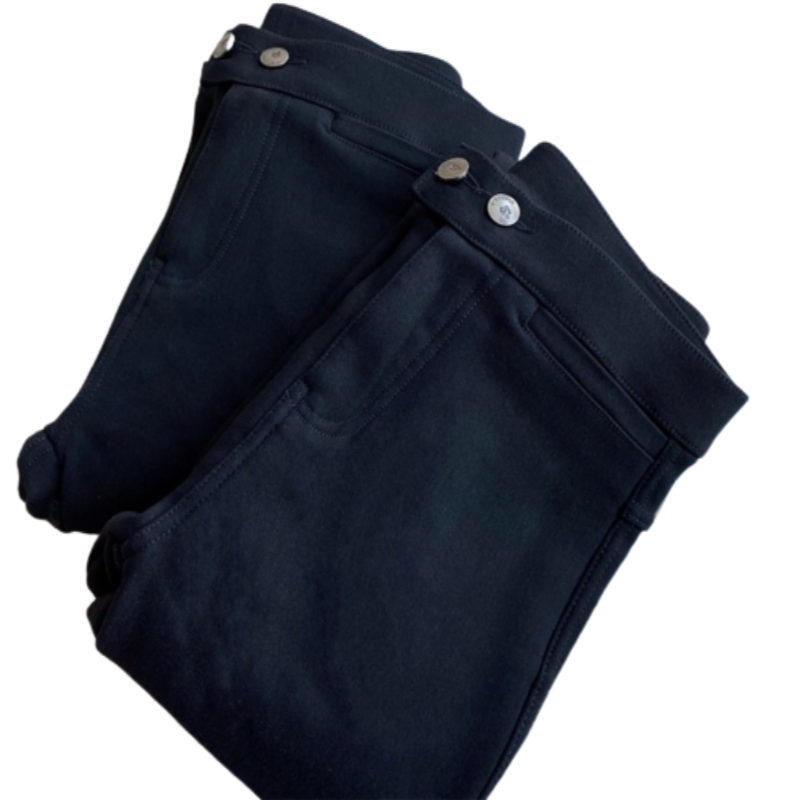 High Waist Skinny Jeans With Elastic