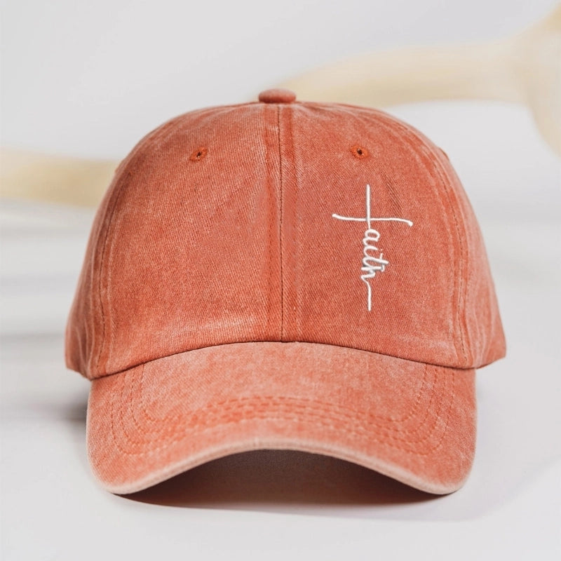 Unisex Preppy Style Minimalist Streetwear Letter Embroidery Wide Eaves Baseball Cap