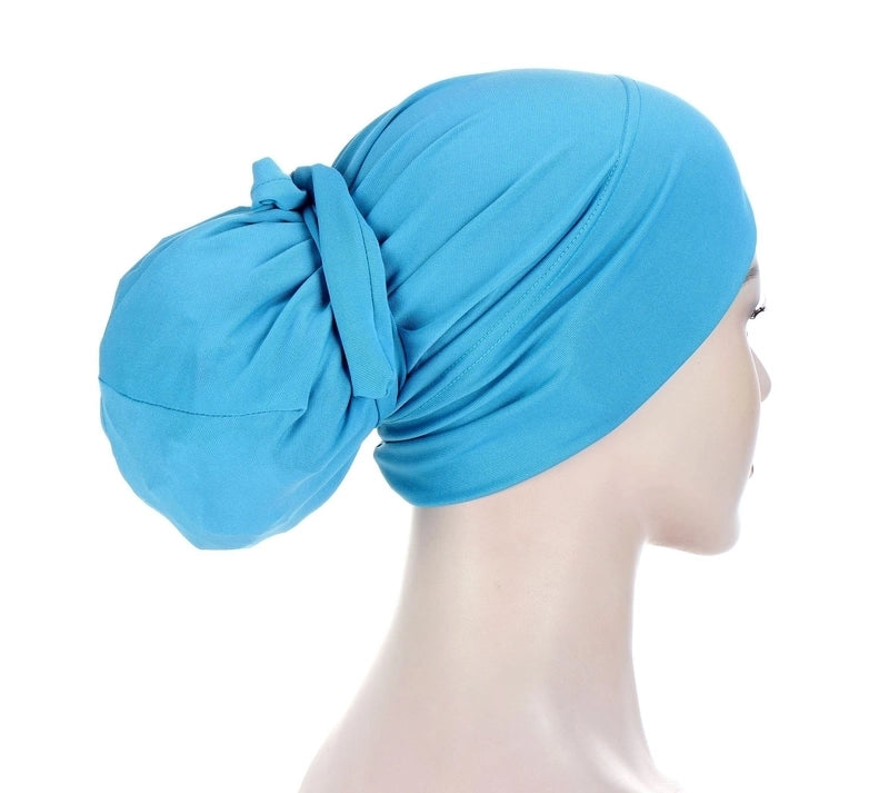 Women's Minimalist Solid Color Eaveless Beanie Hat