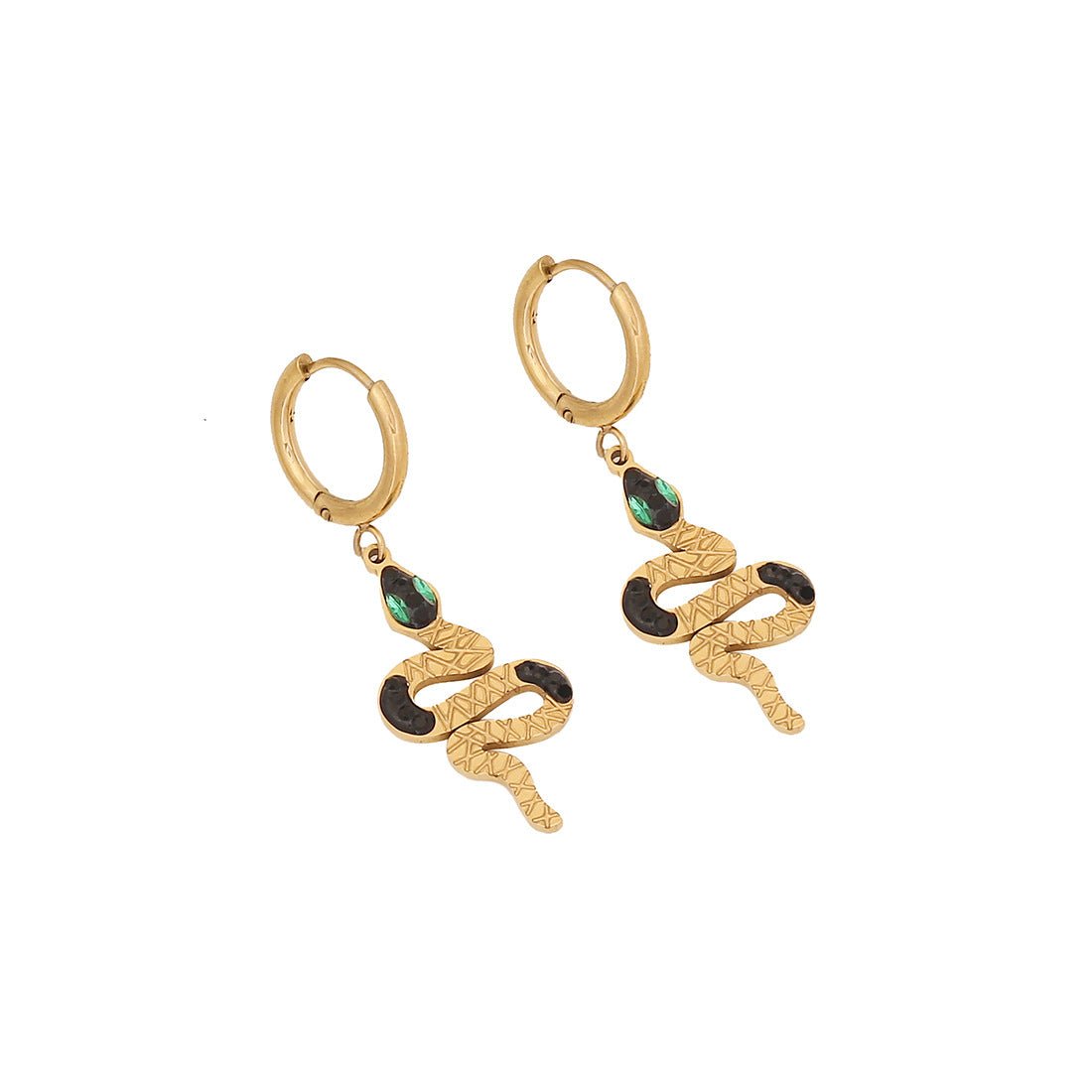 Expressive Snake Stainless Steel Electroplating Necklaces