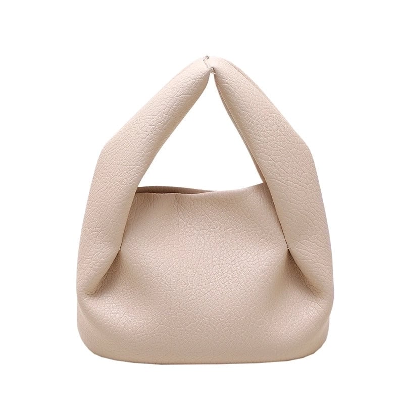 Women's Pu Leather Solid Color Fashion Magnetic Buckle Handbag Crossbody Bag